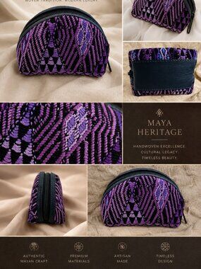 Handcrafted Guatemalan Coin Purse | Maya Textile Zip Pouch